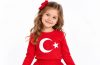 Unisex Bayraklı Çocuk Tişörtü 5-17 yas